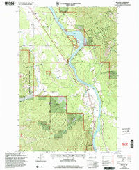 Belknap Montana Historical topographic map, 1:24000 scale, 7.5 X 7.5 Minute, Year 1999