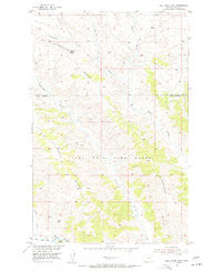 Bell Ridge East Montana Historical topographic map, 1:24000 scale, 7.5 X 7.5 Minute, Year 1954