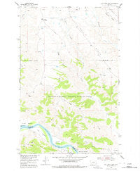 Bell Ridge West Montana Historical topographic map, 1:24000 scale, 7.5 X 7.5 Minute, Year 1954