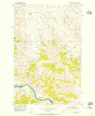 Bell Ridge West Montana Historical topographic map, 1:24000 scale, 7.5 X 7.5 Minute, Year 1954