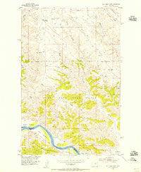 Bell Ridge West Montana Historical topographic map, 1:24000 scale, 7.5 X 7.5 Minute, Year 1954