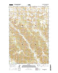 Bell Ridge East Montana Current topographic map, 1:24000 scale, 7.5 X 7.5 Minute, Year 2014