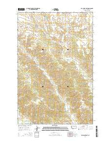 Bell Ridge East Montana Current topographic map, 1:24000 scale, 7.5 X 7.5 Minute, Year 2014