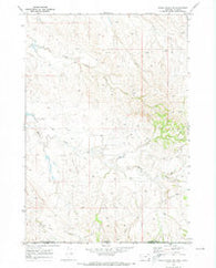 Belle Creek SW Montana Historical topographic map, 1:24000 scale, 7.5 X 7.5 Minute, Year 1970