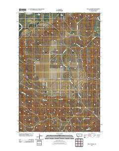 Belle Prairie Montana Historical topographic map, 1:24000 scale, 7.5 X 7.5 Minute, Year 2011