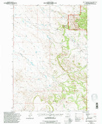 Belltower Butte Montana Historical topographic map, 1:24000 scale, 7.5 X 7.5 Minute, Year 1993