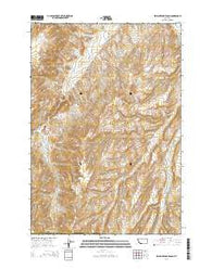 Belmont Park Ranch Montana Current topographic map, 1:24000 scale, 7.5 X 7.5 Minute, Year 2014