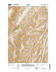 Belmont Park Ranch Montana Current topographic map, 1:24000 scale, 7.5 X 7.5 Minute, Year 2014
