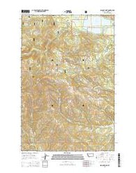 Belmont Point Montana Current topographic map, 1:24000 scale, 7.5 X 7.5 Minute, Year 2014
