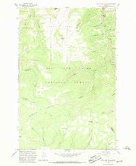 Belt Park Butte Montana Historical topographic map, 1:24000 scale, 7.5 X 7.5 Minute, Year 1967