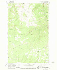 Belt Park Butte Montana Historical topographic map, 1:24000 scale, 7.5 X 7.5 Minute, Year 1967
