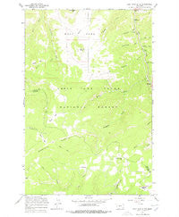 Belt Park Butte Montana Historical topographic map, 1:24000 scale, 7.5 X 7.5 Minute, Year 1967