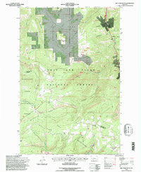 Belt Park Butte Montana Historical topographic map, 1:24000 scale, 7.5 X 7.5 Minute, Year 1995
