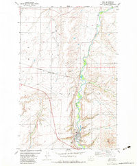 Belt Montana Historical topographic map, 1:24000 scale, 7.5 X 7.5 Minute, Year 1982