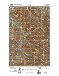 Belt NE Montana Historical topographic map, 1:24000 scale, 7.5 X 7.5 Minute, Year 2011