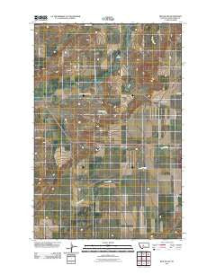 Benchland Montana Historical topographic map, 1:24000 scale, 7.5 X 7.5 Minute, Year 2011