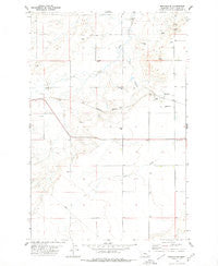 Benchland Montana Historical topographic map, 1:24000 scale, 7.5 X 7.5 Minute, Year 1978