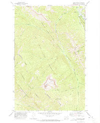 Benchmark Montana Historical topographic map, 1:24000 scale, 7.5 X 7.5 Minute, Year 1970