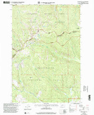Bender Point Montana Historical topographic map, 1:24000 scale, 7.5 X 7.5 Minute, Year 1997