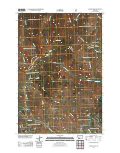 Bender Point Montana Historical topographic map, 1:24000 scale, 7.5 X 7.5 Minute, Year 2011