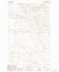 Bennett Lake NW Montana Historical topographic map, 1:24000 scale, 7.5 X 7.5 Minute, Year 1984