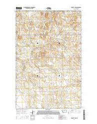 Bennett Lake Montana Current topographic map, 1:24000 scale, 7.5 X 7.5 Minute, Year 2014