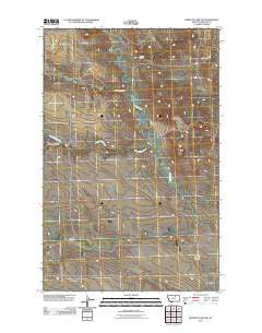 Bennett Lake NW Montana Historical topographic map, 1:24000 scale, 7.5 X 7.5 Minute, Year 2011