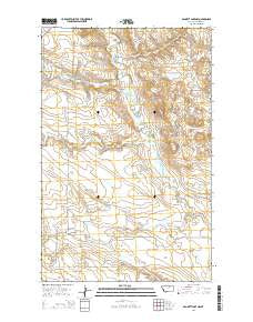 Bennett Lake NW Montana Current topographic map, 1:24000 scale, 7.5 X 7.5 Minute, Year 2014