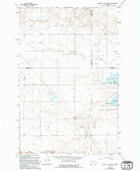Benton Lake West Montana Historical topographic map, 1:24000 scale, 7.5 X 7.5 Minute, Year 1965