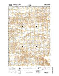 Bentonite Flats Montana Current topographic map, 1:24000 scale, 7.5 X 7.5 Minute, Year 2014