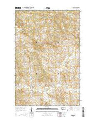 Benzien Montana Current topographic map, 1:24000 scale, 7.5 X 7.5 Minute, Year 2014