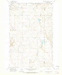 Berkholder Reservoir Montana Historical topographic map, 1:24000 scale, 7.5 X 7.5 Minute, Year 1962