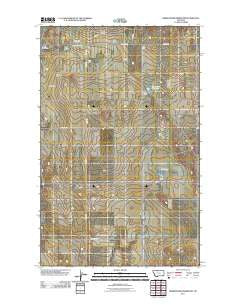 Berkholder Reservoir Montana Historical topographic map, 1:24000 scale, 7.5 X 7.5 Minute, Year 2011