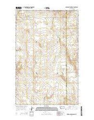 Berkholder Reservoir Montana Current topographic map, 1:24000 scale, 7.5 X 7.5 Minute, Year 2014