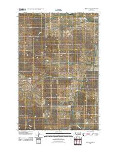 Berry School Montana Historical topographic map, 1:24000 scale, 7.5 X 7.5 Minute, Year 2011