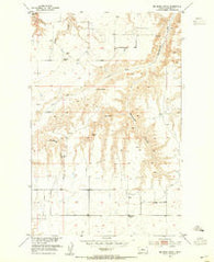 Big Bend School Montana Historical topographic map, 1:24000 scale, 7.5 X 7.5 Minute, Year 1953