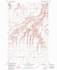 Big Bend School Montana Historical topographic map, 1:24000 scale, 7.5 X 7.5 Minute, Year 1953