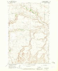 Big Coulee Montana Historical topographic map, 1:24000 scale, 7.5 X 7.5 Minute, Year 1964