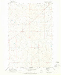 Big Dry School Montana Historical topographic map, 1:24000 scale, 7.5 X 7.5 Minute, Year 1965