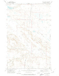 Big Flat East Montana Historical topographic map, 1:24000 scale, 7.5 X 7.5 Minute, Year 1971