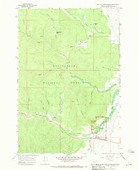 Big Hole Battlefield Montana Historical topographic map, 1:24000 scale, 7.5 X 7.5 Minute, Year 1966