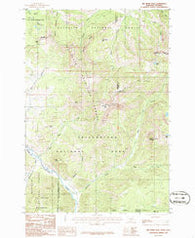 Big Horn Peak Montana Historical topographic map, 1:24000 scale, 7.5 X 7.5 Minute, Year 1986