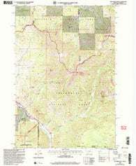 Big Horn Peak Montana Historical topographic map, 1:24000 scale, 7.5 X 7.5 Minute, Year 2000