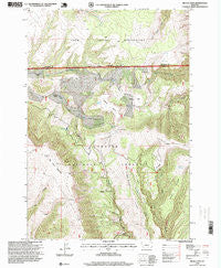 Big Ice Cave Montana Historical topographic map, 1:24000 scale, 7.5 X 7.5 Minute, Year 1996
