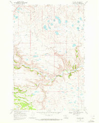 Big Rock Montana Historical topographic map, 1:24000 scale, 7.5 X 7.5 Minute, Year 1968