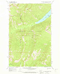 Big Salmon Lake West Montana Historical topographic map, 1:24000 scale, 7.5 X 7.5 Minute, Year 1970