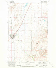 Big Sandy Montana Historical topographic map, 1:24000 scale, 7.5 X 7.5 Minute, Year 1969