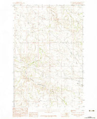 Big Sheep Mountain Montana Historical topographic map, 1:24000 scale, 7.5 X 7.5 Minute, Year 1983