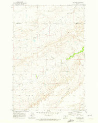 Big Spring Montana Historical topographic map, 1:24000 scale, 7.5 X 7.5 Minute, Year 1970