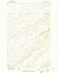Big Spring Montana Historical topographic map, 1:24000 scale, 7.5 X 7.5 Minute, Year 1970